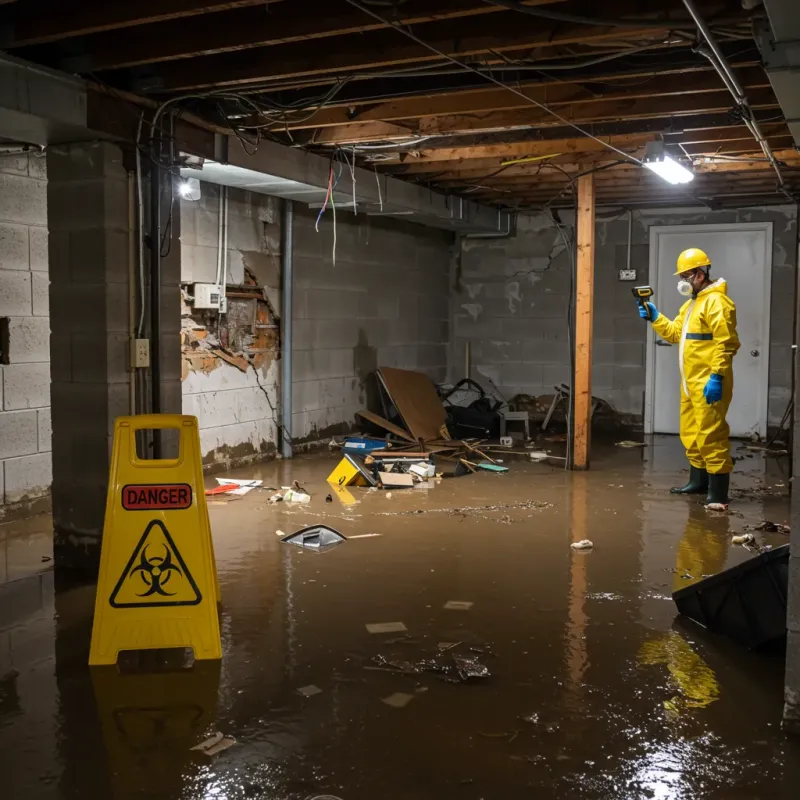 Flooded Basement Electrical Hazard in Kahaluu, HI Property